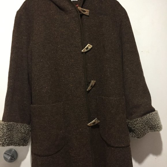 VINTAGE JONES NEW YORK WOOL BLEND COATS SIZE 6/6P - Picture 8 of 12